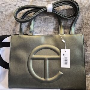 NEW Telfar Shmedium Shopping Bag Acid Tags Dust Bag